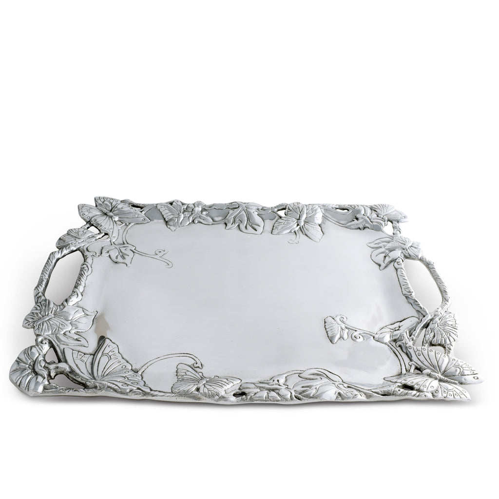 Butterfly Clutch Tray in Sculptural Metal