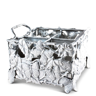Butterfly Flatware Caddy in Sculptural Metal