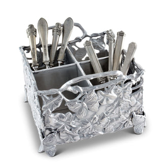 Butterfly Flatware Caddy in Sculptural Metal