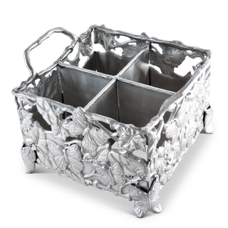 Butterfly Flatware Caddy in Sculptural Metal