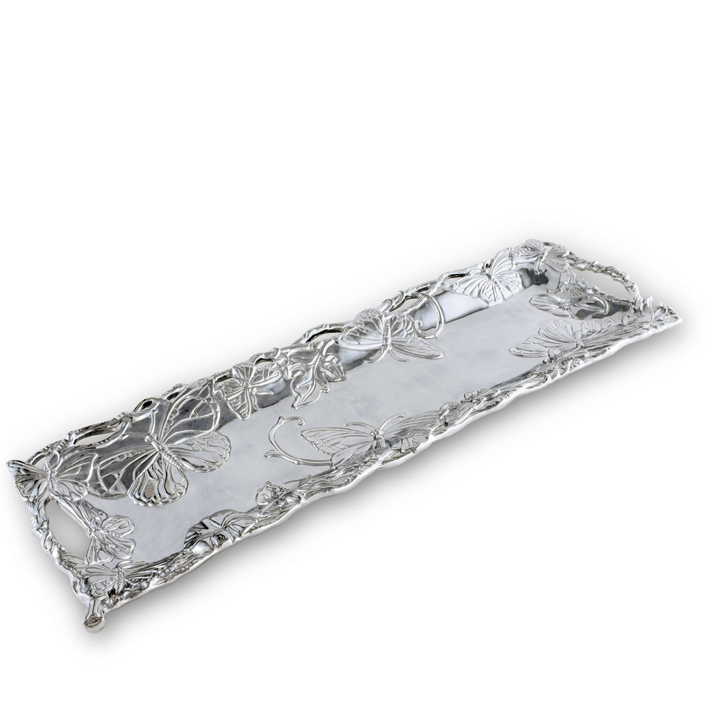 Butterfly Oblong Tray 18 x 6