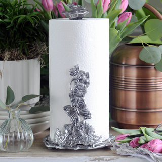 Butterfly Paper Towel Holder in Sculptural Metal