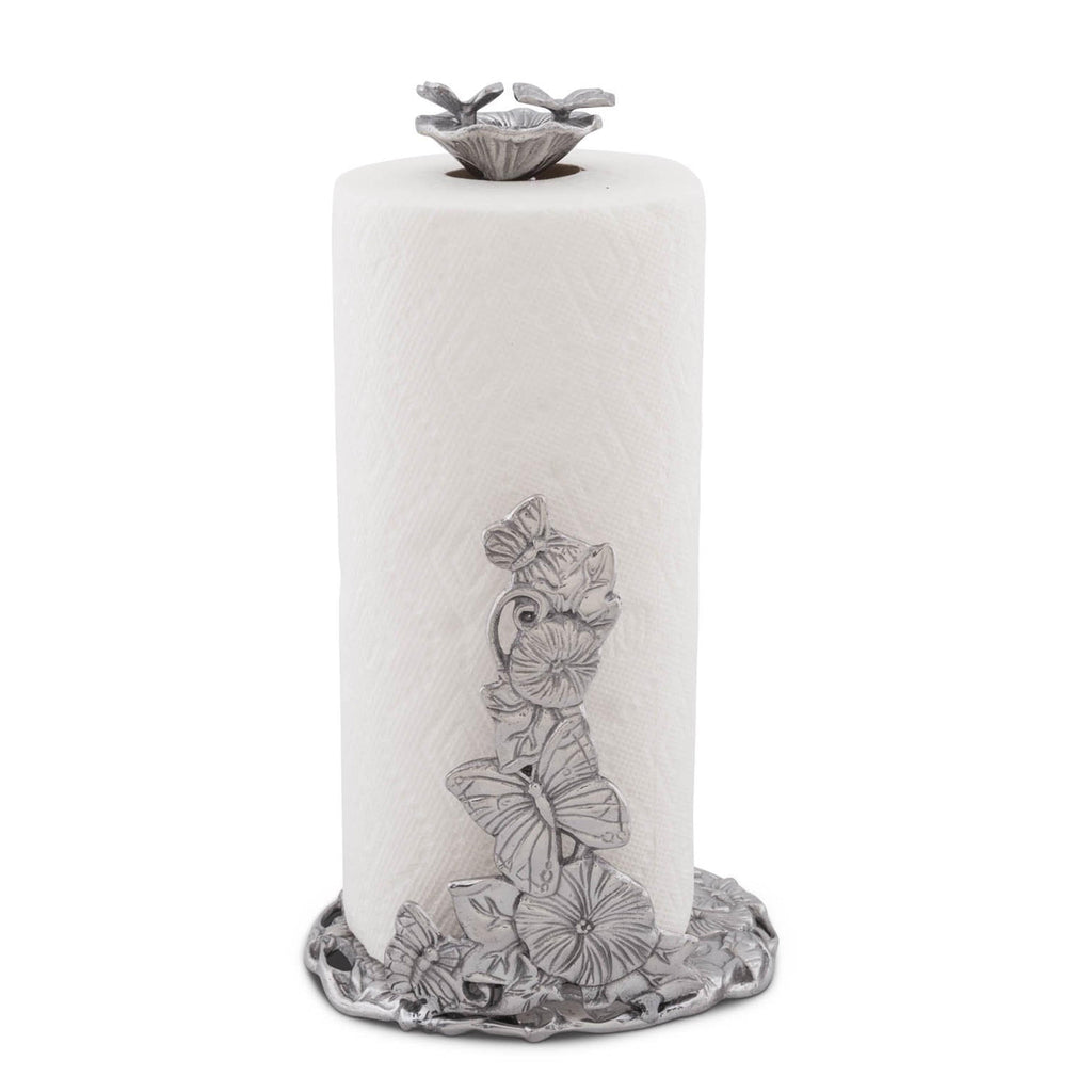 Butterfly Paper Towel Holder in Sculptural Metal