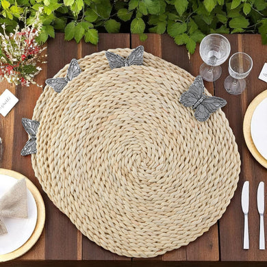 Butterfly Twisted Seagrass Placemats Set of 4