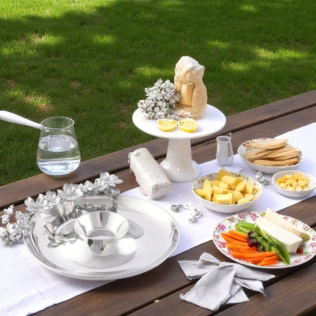 Butterfly and Dogwood Chip & Dip Serving Platter