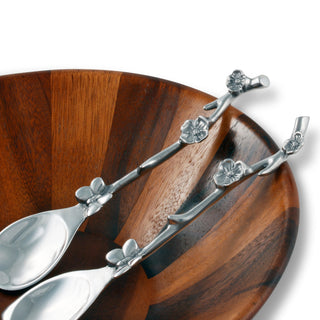 Butterfly Dogwood Salad Servers | Sculptural Serving Utensils