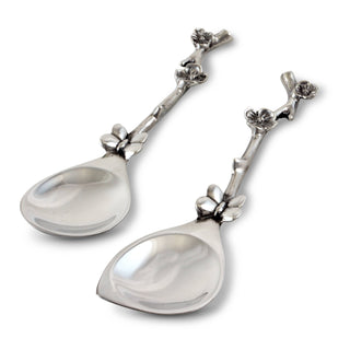 Butterfly Dogwood Salad Servers | Sculptural Serving Utensils