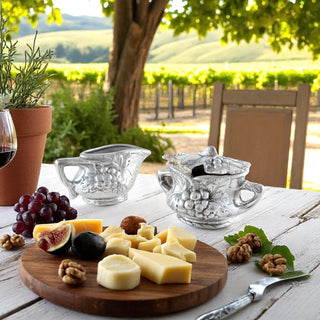 Grape Creamer Set | Elegant Table Décor & Entertaining Accent