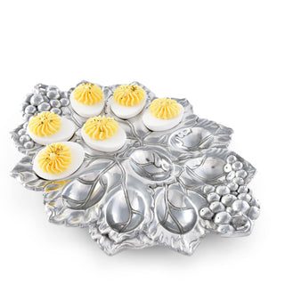 Grape Deviled Egg Holder | Elegant Table Décor & Entertaining Accent