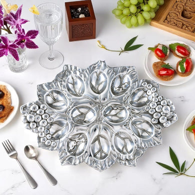Grape Deviled Egg Holder | Elegant Table Décor & Entertaining Accent