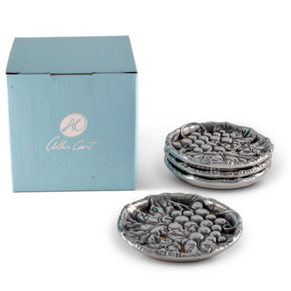 Grape Drink Coaster Set of 4 Vineyard Accent