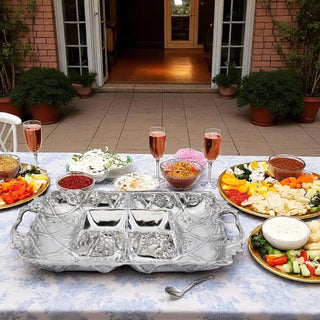 Grape Entertainment Tray Vineyard Table Accent