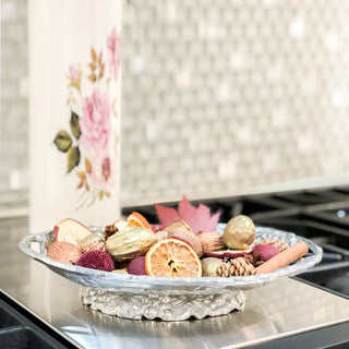 Grape Footed Side Dish | Elegant Table Décor & Entertaining Accent