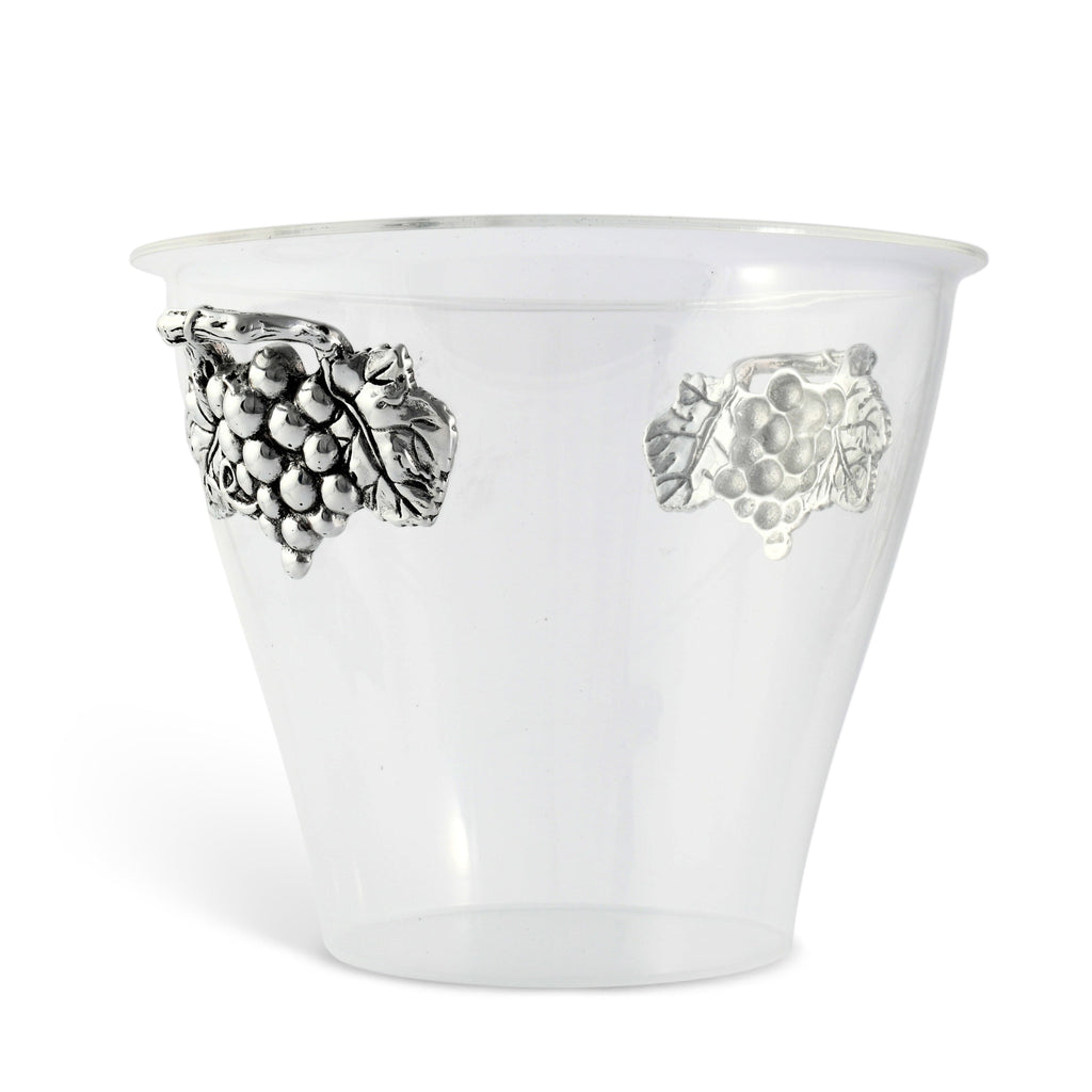 Grape Handle Ice Bucket Vineyard Bar Accent