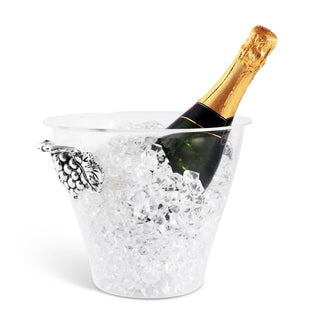 Grape Handle Ice Bucket Vineyard Bar Accent