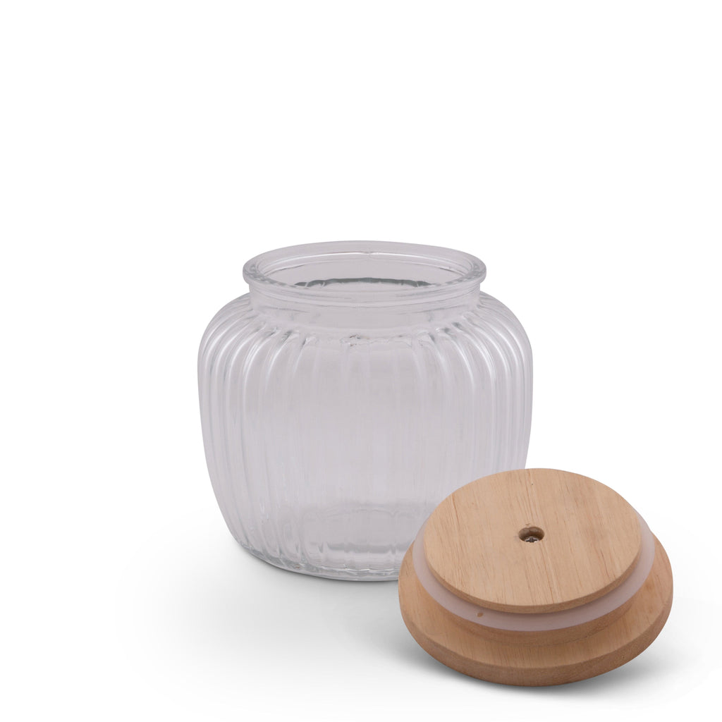 Grape Knob Glass Canisters Decorative Accent