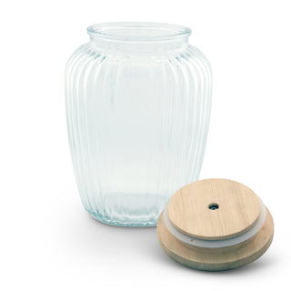 Grape Knob Glass Canisters Decorative Accent