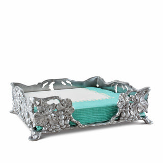 Grape Luncheon Napkin Box Vineyard Table Accent