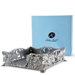 Grape Luncheon Napkin Box Vineyard Table Accent