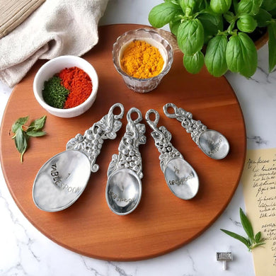 Grape Measuring Spoons Vineyard Kitchen Accent