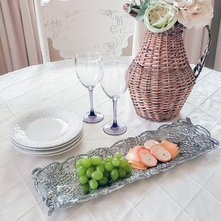 Grape Oblong Tray Vineyard Serving Accent