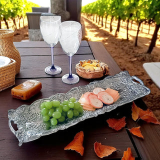 Grape Oblong Tray Vineyard Serving Accent
