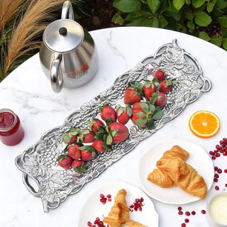Grape Oblong Tray Vineyard Serving Accent