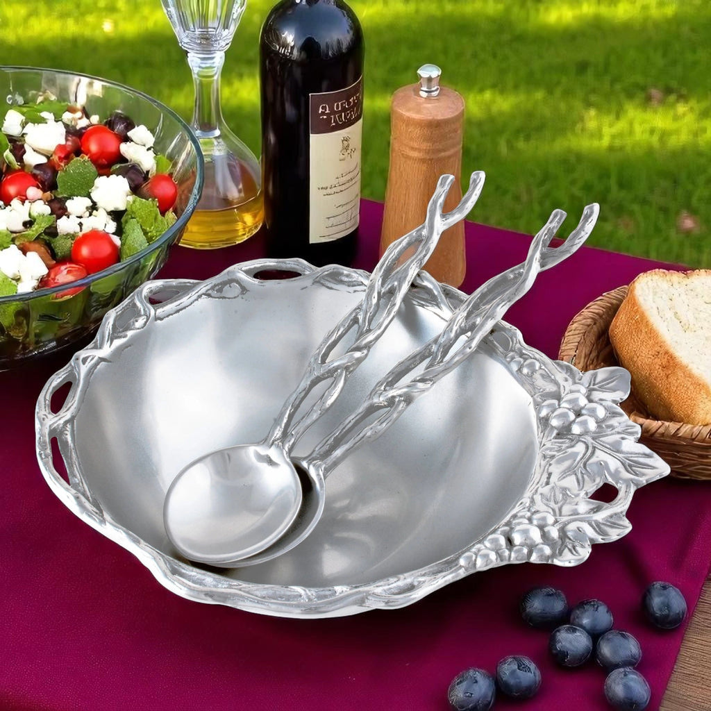 Open Vine Grape Salad Set 3-Pc | Refined Dining Essential
