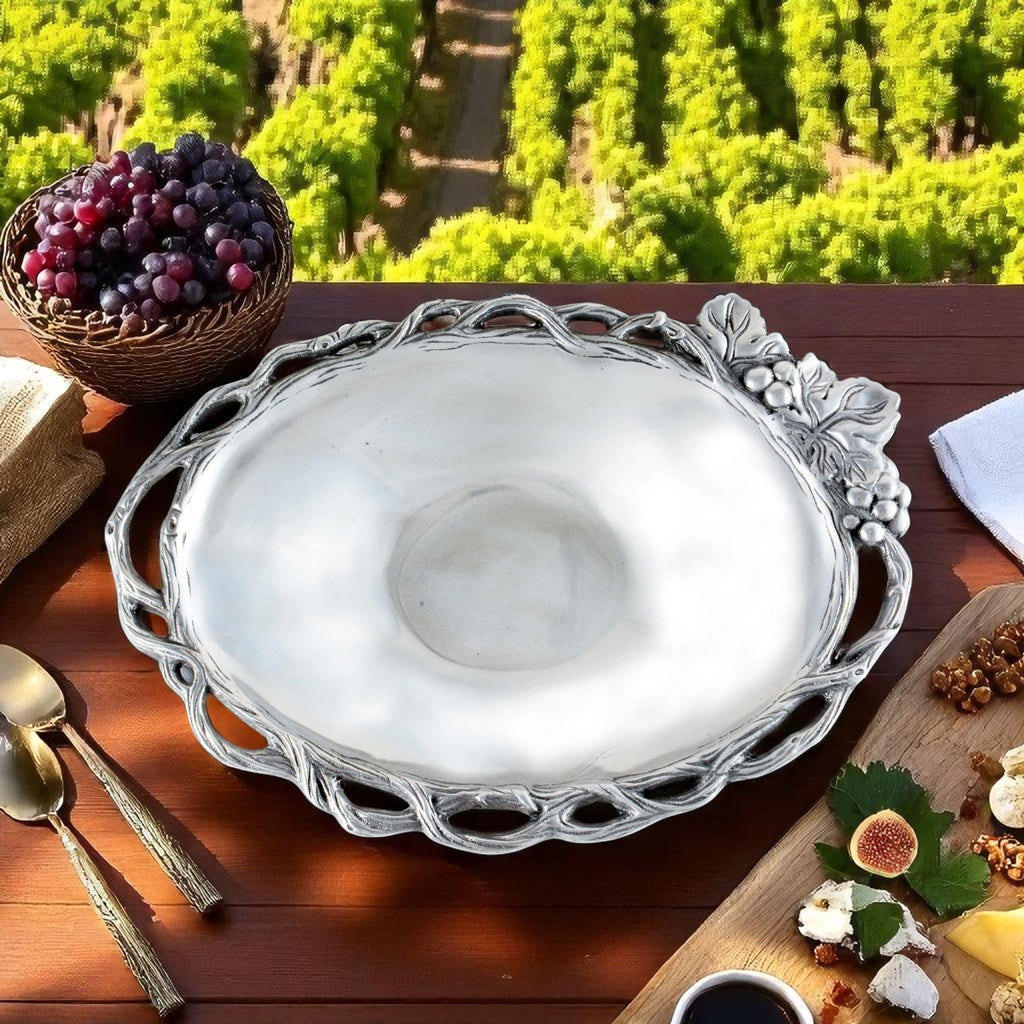 Open Vine Grape Vegetable Dish | Artful Dining Statement