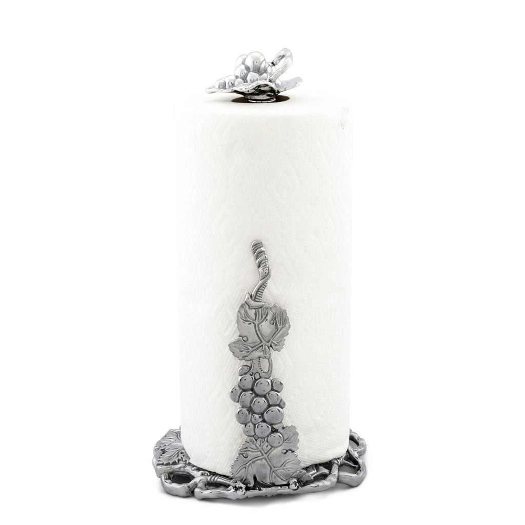 Sculpted Grape Paper Towel Holder | Refined Kitchen Elegance