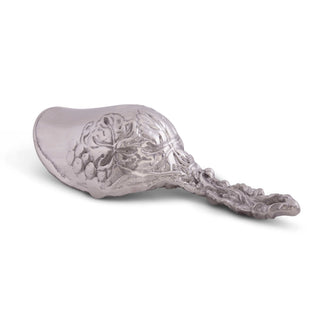 Sculpted Grape Pattern Ice Scoop | Refined Bar Elegance