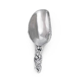 Sculpted Grape Pattern Ice Scoop | Refined Bar Elegance