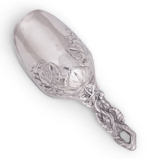 Sculpted Grape Pattern Ice Scoop | Refined Bar Elegance