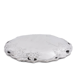 Grape Round Tray 15″ | Elegant Entertaining Serveware