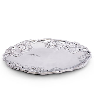 Grape Round Tray 15″ | Elegant Entertaining Serveware
