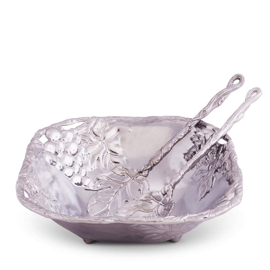 Grape Salad Bowl Set 3-Pc | Elegant Entertaining Serveware