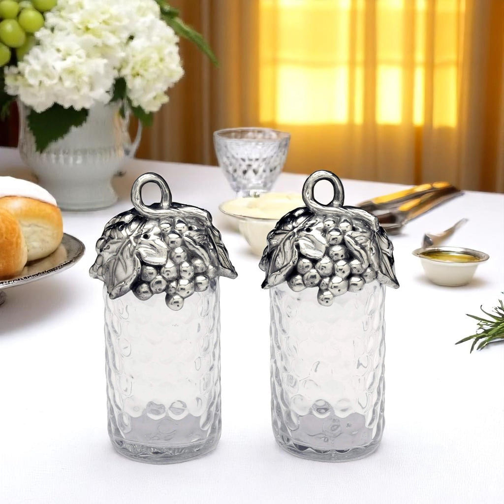 Grape Salt and Pepper Set | Elegant Tabletop Accent