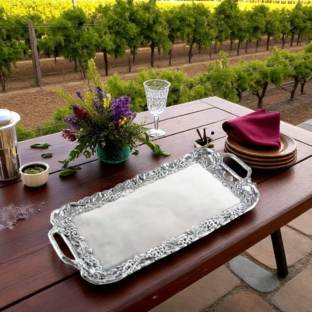 Grape Serving Tray | Elegant Entertaining Serveware