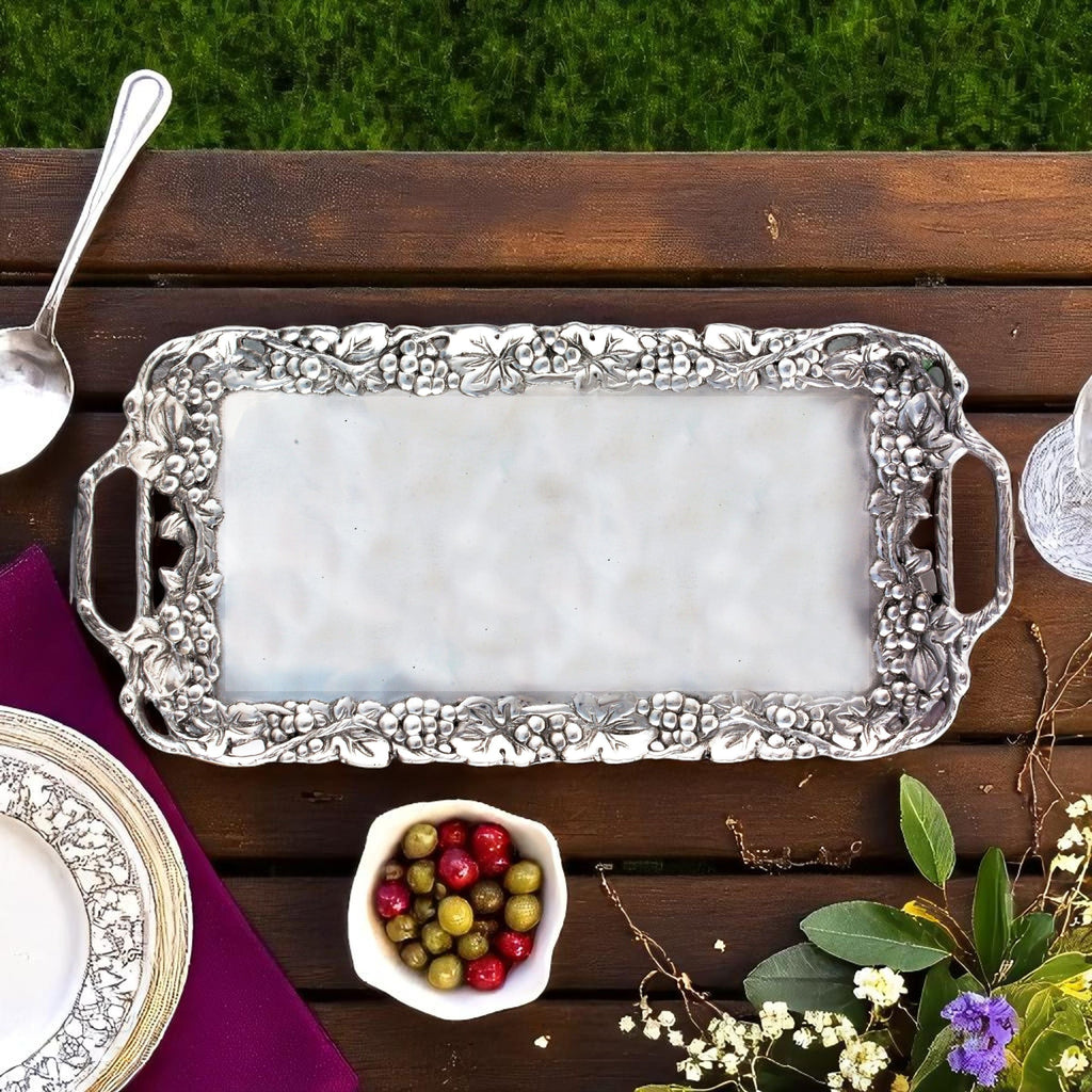 Grape Serving Tray | Elegant Entertaining Serveware