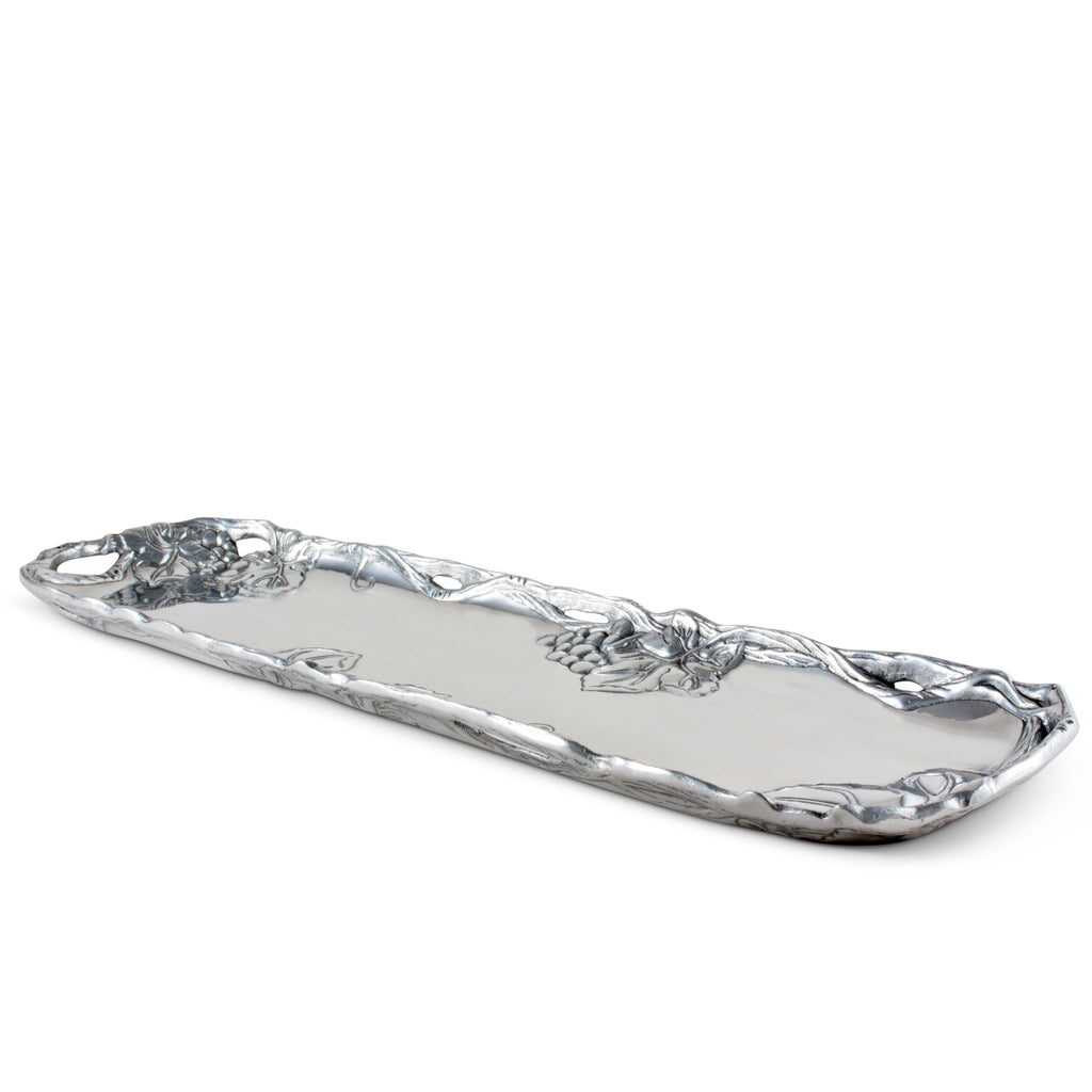 Grape Vineyard Oblong Tray Decorative Accent