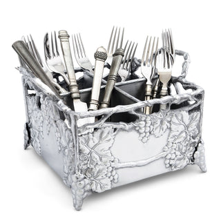 Grapevine Flatware Caddy Vineyard Table Accent