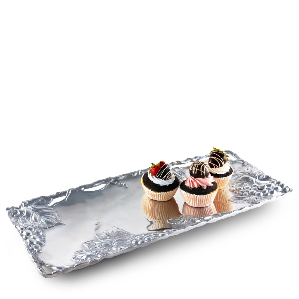 Grapevine Oblong Tray | Elegant Entertaining Serveware