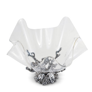 Grapevine Stand Acrylic Bowl 14″ | Elegant Entertaining Serveware
