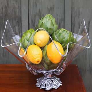 Grapevine Stand Acrylic Bowl 14″ | Elegant Entertaining Serveware
