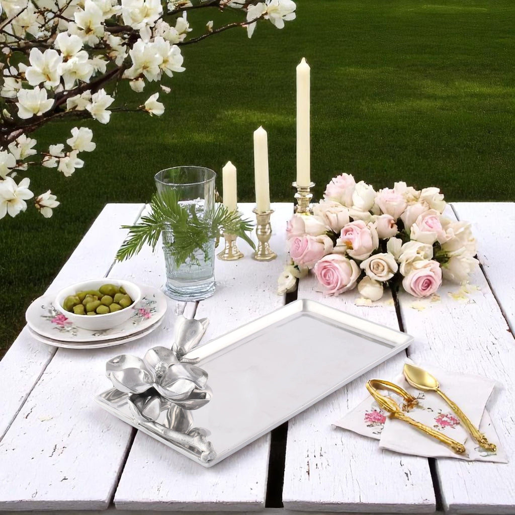 Magnolia 6 x 12 Decorative Tray Accent