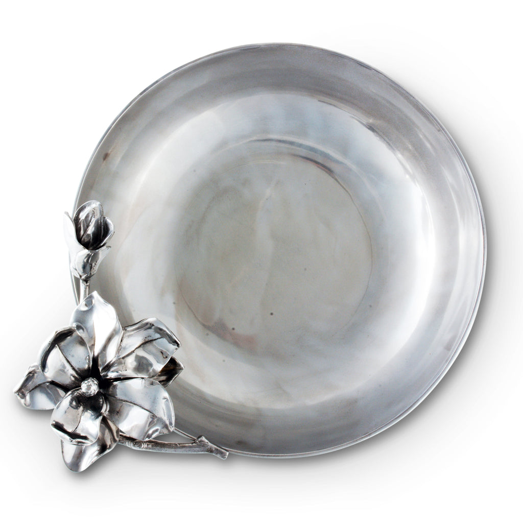 Magnolia Bowl Floral Table Centerpiece