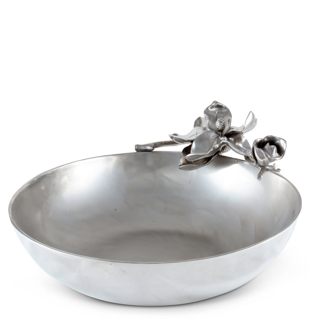 Magnolia Bowl Floral Table Centerpiece