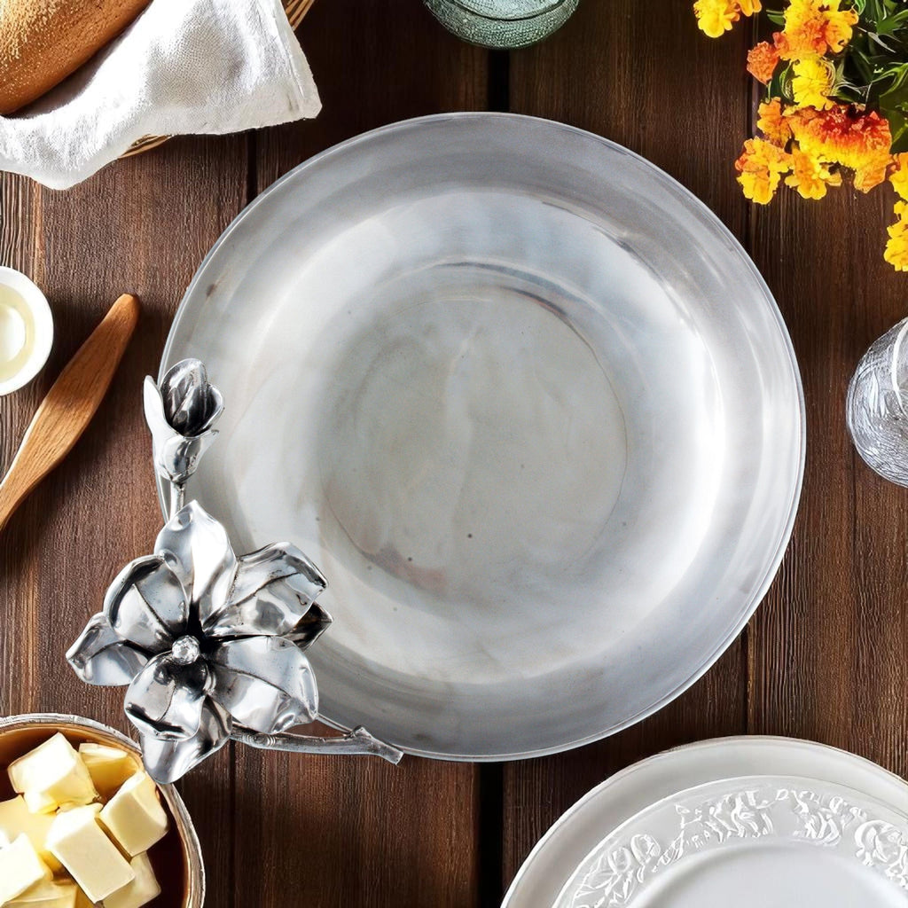 Magnolia Bowl Floral Table Centerpiece