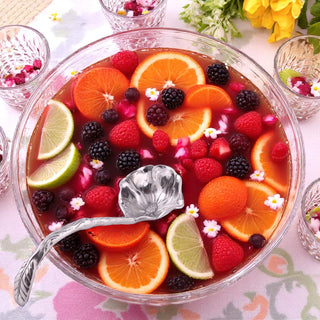 Magnolia Ladle Floral Serving Accent