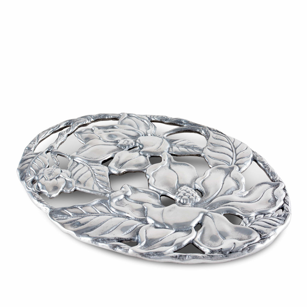 Magnolia Trivet Decorative Table Accent